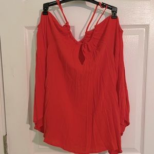 Off the shoulder with bell sleeves